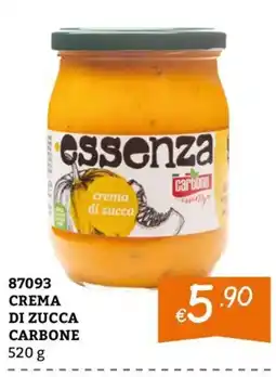 Zona Crema di zucca Carbone offerta