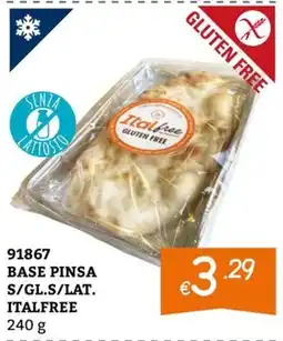 Zona Base pinsa Italfree offerta
