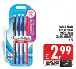 Deco Iperstore Paper Mate Replay penna cancellabile offerta