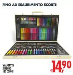 Deco Iperstore Valigetta in legno 180 colori offerta