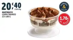 Gourmet Déco Coppa Tiramisù Martinucci offerta