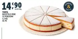 Gourmet Déco Torta ricotta e pere offerta