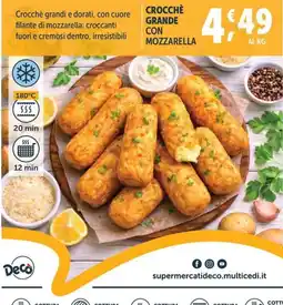 Gourmet Déco Crocchè grande con mozzarella offerta