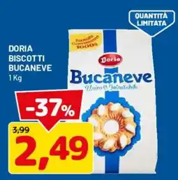 DPiù Doria biscotti bucaneve offerta