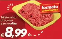 Iper Super Conveniente Tritato misto di bovino e suino offerta