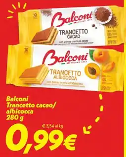 Iper Super Conveniente Balconi Trancetto cacao/albicocca offerta