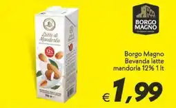Iper Super Conveniente Borgo Magno Bevanda latte mandorla offerta