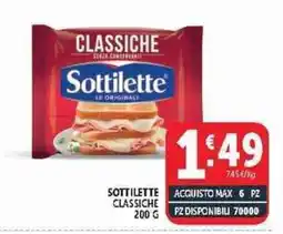 Deco Supermercati Sottilette classiche offerta