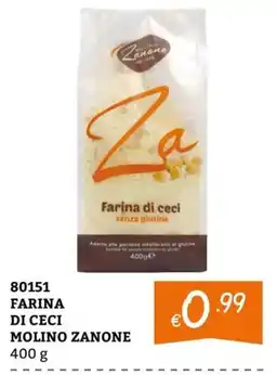 Zona Farina di ceci Molino Zanone offerta