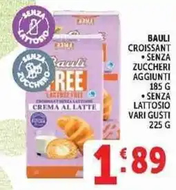 Deco Supermercati Bauli croissant senza zuccheri aggiunti senza lattosio offerta