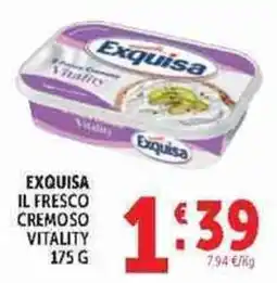 Deco Supermercati Exquisa il fresco cremoso vitality offerta
