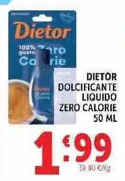 Deco Supermercati Dietor dolcificante liquido offerta