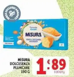 Deco Supermercati Misura dolcesenza plumcake offerta