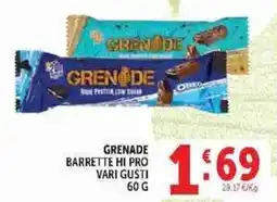 Deco Supermercati Grenade barrette hi pro offerta