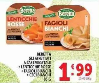 Beretta gli affettati a base vegetale