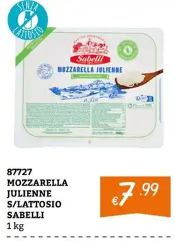 Zona Mozzarella julienne senza lattosio Sabelli offerta