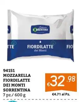 Zona Mozzarella fiordilatte dei monti sorrentina offerta