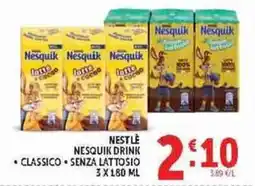 Deco Supermercati Nesquik drink classico senza lattosio offerta