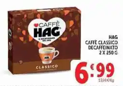 Deco Supermercati Caffè Hag classico decaffeinato offerta