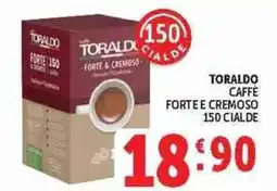 Deco Supermercati Toraldo caffè forte e cremoso offerta