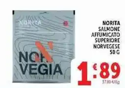 Deco Supermercati Norita salmone affumicato superiore norvegese offerta
