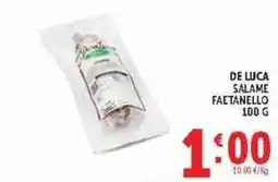 Deco Supermercati De Luca Salame Faetanello offerta