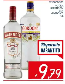 Zona Vodka Smirnoff / Gin Gordon's offerta