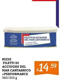 Zona Filetti di acciughe del mar cantabrico +performance offerta