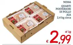 Zona Quarti posteriori di pollo AIA offerta