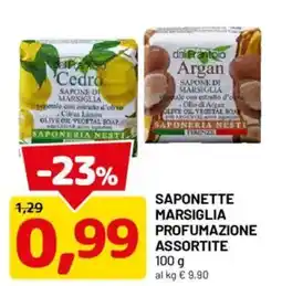 DPiù Saponette Marsiglia profumazione assortite offerta