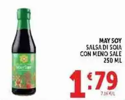 Deco Supermercati May Soy salsa di soia con meno sale offerta