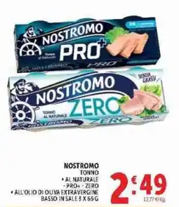 Deco Supermercati Nostromo tonno al naturale offerta