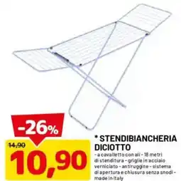 DPiù Stendibiancheria Diciotto offerta