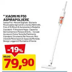 DPiù Xiaomi Mi P30 Aspirapolvere offerta