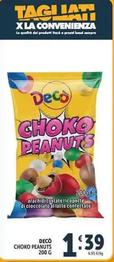 Deco Supermercati Decò Choko Peanuts offerta