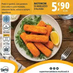 Gourmet Déco Bastoncini di merluzzo d'Alaska offerta