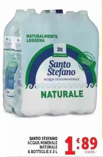 Deco Supermercati Santo Stefano acqua minerale naturale offerta