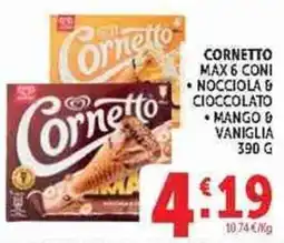 Deco Supermercati Cornetto Max & Coni offerta