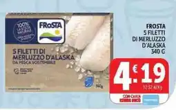 Deco Supermercati Frosta 5 filetti di merluzzo d'alaska offerta