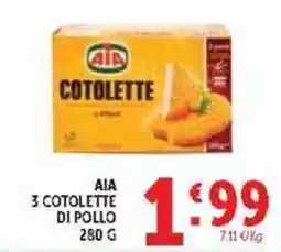 Deco Supermercati Aia cotolette di pollo offerta