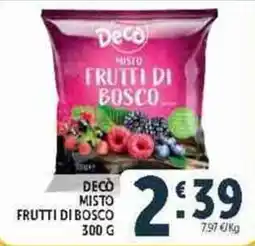 Deco Supermercati Decò misto frutti di bosco offerta