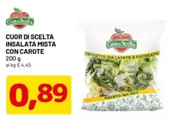 DPiù Cuor di Scelta insalata mista con carote offerta