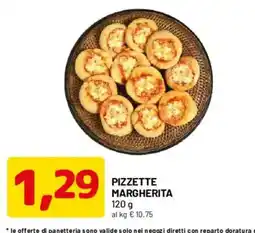 DPiù Pizzette Margherita offerta