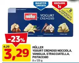 DPiù Müller Yogurt Cremoso offerta