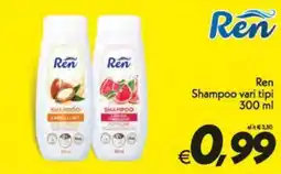 Iper Super Conveniente Ren Shampoo vari tipi offerta
