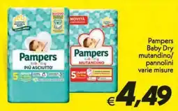 Iper Super Conveniente Pampers Baby Dry mutandino offerta