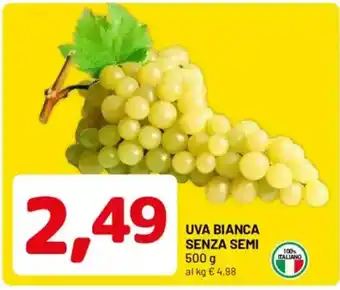 DPiù Uva bianca senza semi offerta