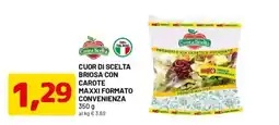 DPiù Cuor di Scelta briosa con carote offerta