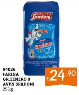 Zona Farina gr. tenero 0 Spadoni offerta