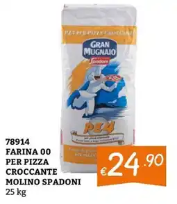 Zona Farina 00 per pizza croccante Molino Spadoni offerta